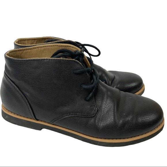 Perry Ellis America Chase Black Laceup Boots 6 - Picture 4 of 11